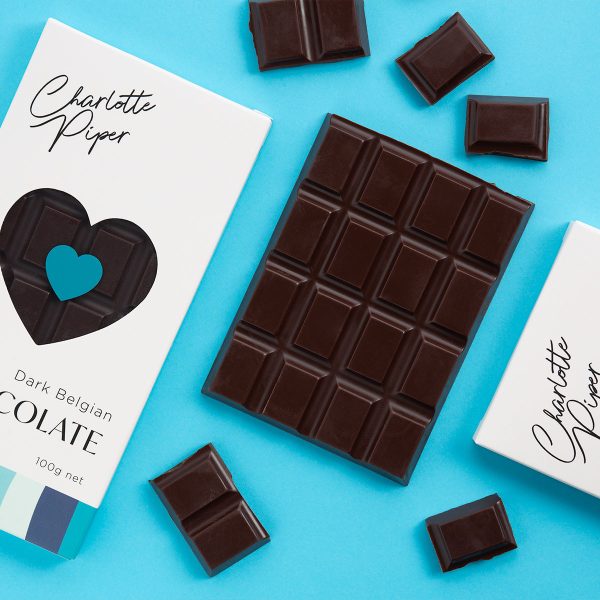 Charlotte Piper Dark Belgian Chocolate 100g - Image 2