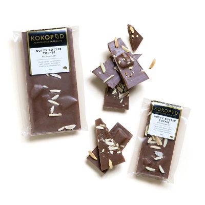 Kokopod Nutty Butter Toffee Milk Chocolate 100g