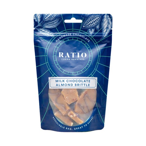 Ratio Milk Chocolate Almond Brittle 220g